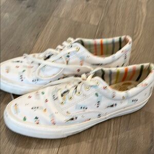 Keds White Sneakers with Whimsical Design